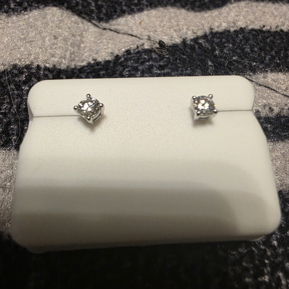 Elegant Silver Stud Earrings